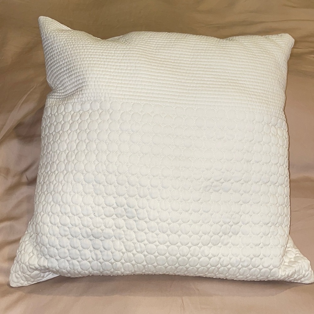 Simply Vera Vera Wang White Throw Pillow
